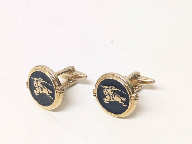 C2629-N44-142* Burberrys Burberry мужской аксессуары комплект булавка для галстука запонки Gold цвет аксессуары текущее состояние товар 2*