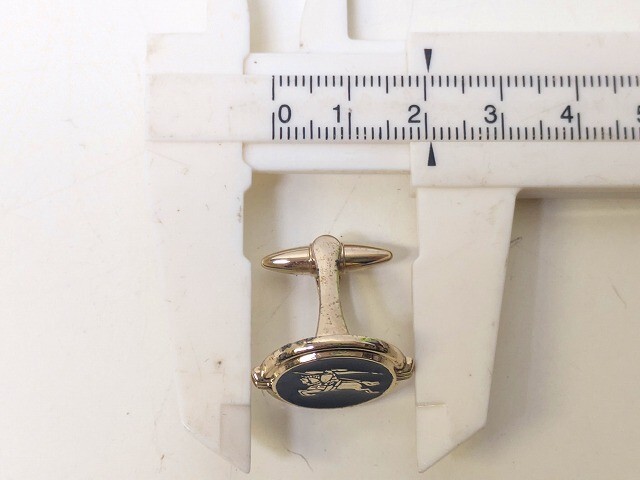 C2629-N44-142* Burberrys Burberry мужской аксессуары комплект булавка для галстука запонки Gold цвет аксессуары текущее состояние товар 2*