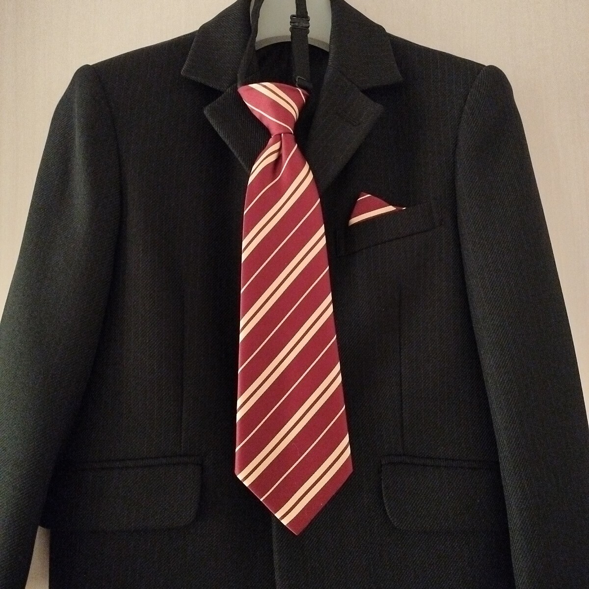 【120cm】美品 Red Pony フォーマルスーツ セット 入学式 男の子 七五三 男児 キッズ 結婚式 サスペンダー付き 送料無料 匿名配送_画像3