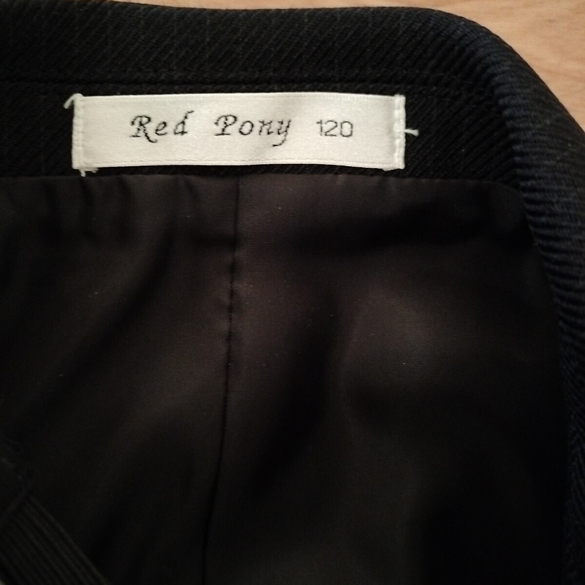 【120cm】美品 Red Pony フォーマルスーツ セット 入学式 男の子 七五三 男児 キッズ 結婚式 サスペンダー付き 送料無料 匿名配送_画像7