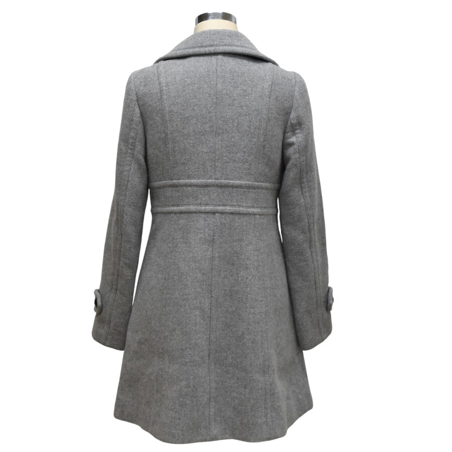 バーバリーブルーレーベル コート ダブル レディース ライトグレー BLUELABEL BURBERRY_画像3