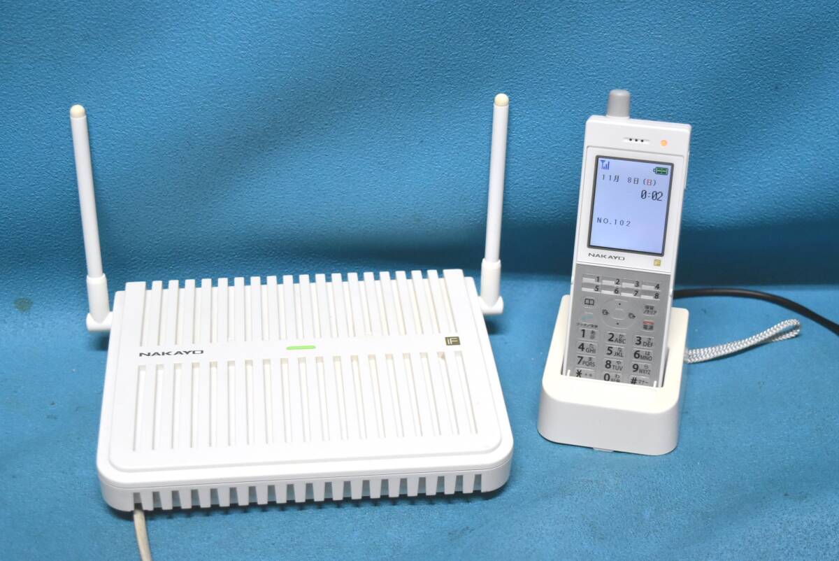 NAKAYO/ナカヨ　NYC-iFシリーズ　シングルゾーンDECTデジタルコードレス電話機 【NYC-8iF-DCLS 2W】　◆M-1755(1108)◆_画像1