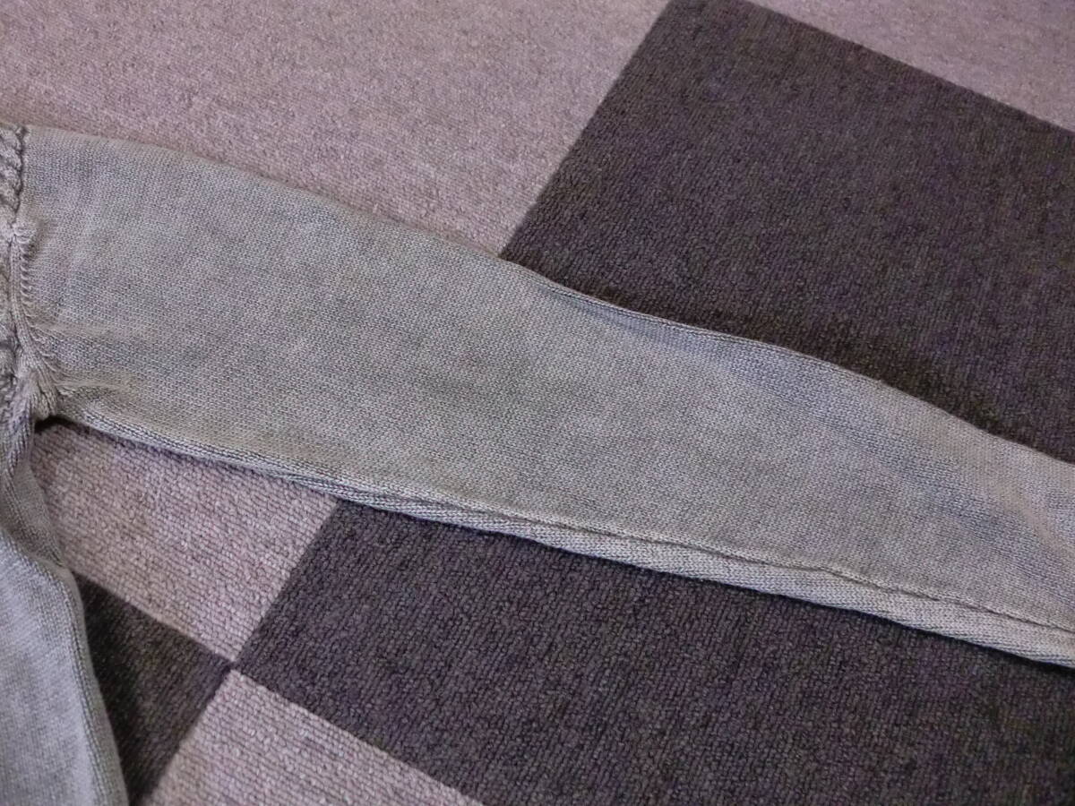 EDIFICE 417 コットンニット カーディガン M 緑 グリーン エディフィス 17-080-312-7300-3-0 セーター_画像6