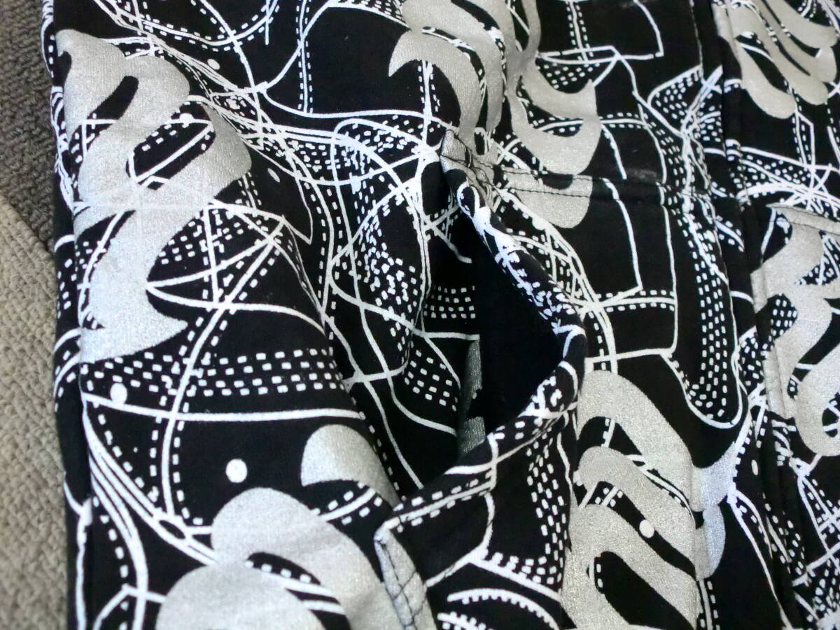 90s00s Rocawear 総柄 パーカ XL 黒 シルバー ロカウェア ジップアップ ヴィンテージ オールド フーディー ストリート JAY-Z ヒップホップ_画像7