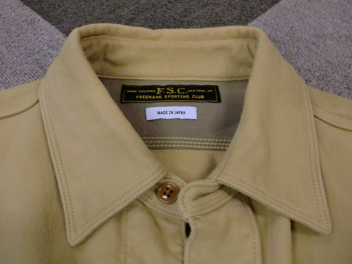 FSC マチ付き 空環 シャモアクロス Size3 日本製 ヴィンテージ レプリカ 復刻 アメカジ フリーマンズスポーティングクラブ UF67-13R007_画像4