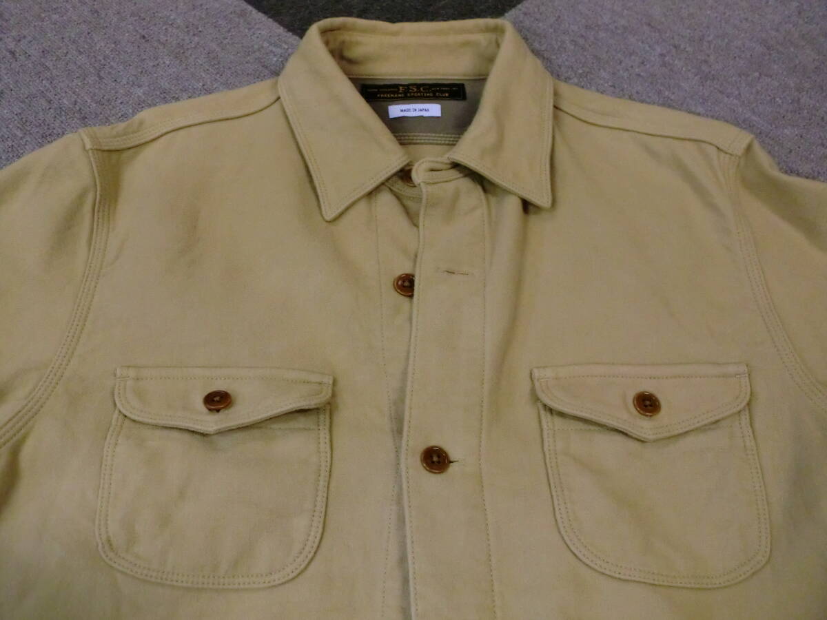 FSC マチ付き 空環 シャモアクロス Size3 日本製 ヴィンテージ レプリカ 復刻 アメカジ フリーマンズスポーティングクラブ UF67-13R007_画像5