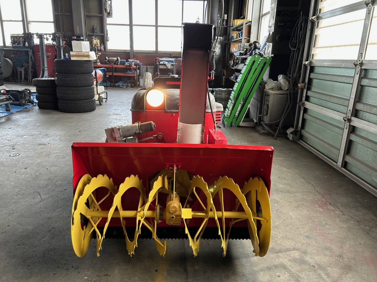 ヤンマー　除雪機　JM-1390AR　セル一発始動　新車購入のレンタル機　稼働時間小　不具合無し　13馬力　ヤマハ　YS-1390AR_画像6