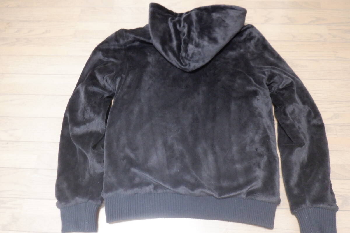 ビームス BEAMS リバーシブル フルジップアップパーカー ボア キルティング M 黒 ブラック _画像2