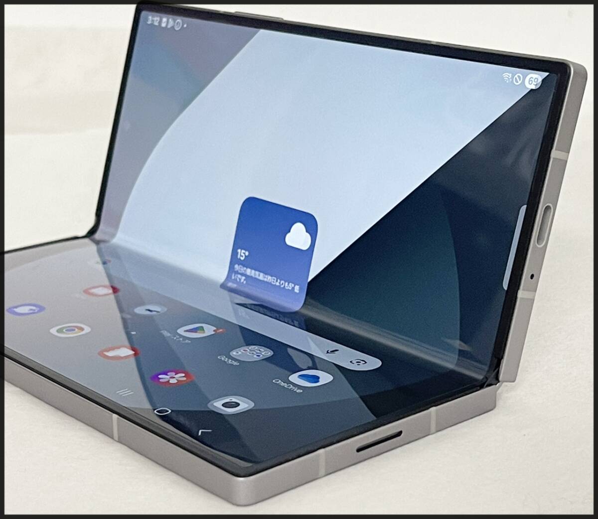  прекрасный товар Samsung Galaxy Z Fold6 256GB SCG28 серебряный Shadow (au 0 суждение ) складной смартфон Galaxy Z складной 6 квитанция о получении возможно 