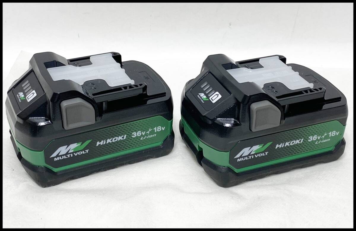 未使用 Hikoki 純正 バッテリー BSL36A18X (2個セット） マルチボルト 2.5Ah 36V/18V 領収書可 (10)_画像2