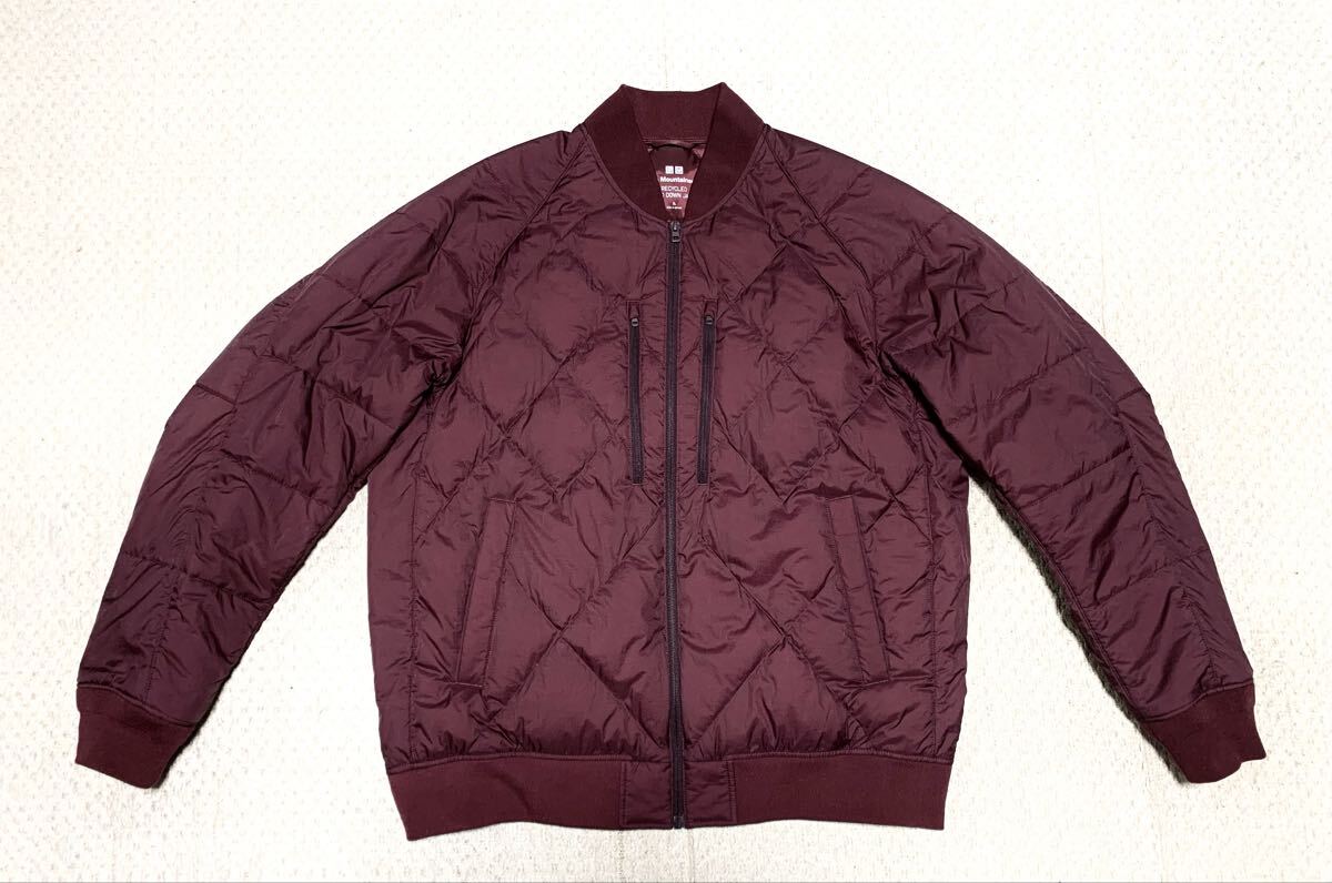 新品同様:UNIQLO × White Mountaineering.ハイブリッド ダウン ジャケット XL(ブルゾン/幅65丈72/2024年モデル/+j u/ウルトラライトダウン_画像3