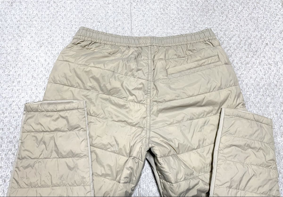 未使用:WORKMAN.テーパード ダウン パンツ M(ベージュ/WASHABLE FUSION DOWN/洗える フュージョン ダウン/W76-86股下72/uniqlo taion type)_画像4