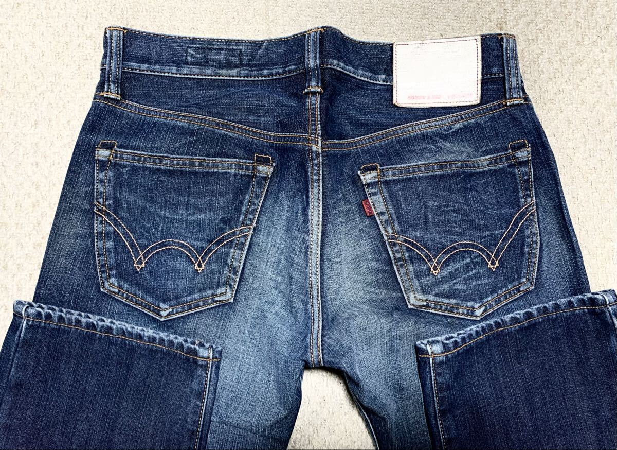 EDWIN 503RV.GORE WINDSTOPPER 搭載 テーパード デニム 30×32(防風 ライディング パンツ/チェーンステッチ/W87股下82/lee kushitani type)_画像4