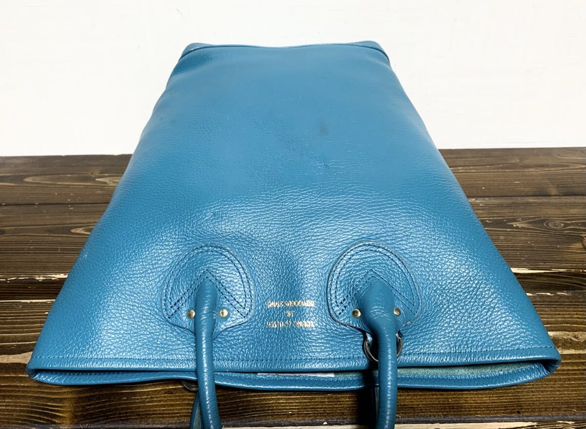 YOUNG&OLSEN The DRYGOODS STORE.レザー トートバッグ(2WAY/兼 ショルダーバッグ/H35W34D14/ヤングアンドオルセン/上質.牛革/slow type)_画像5