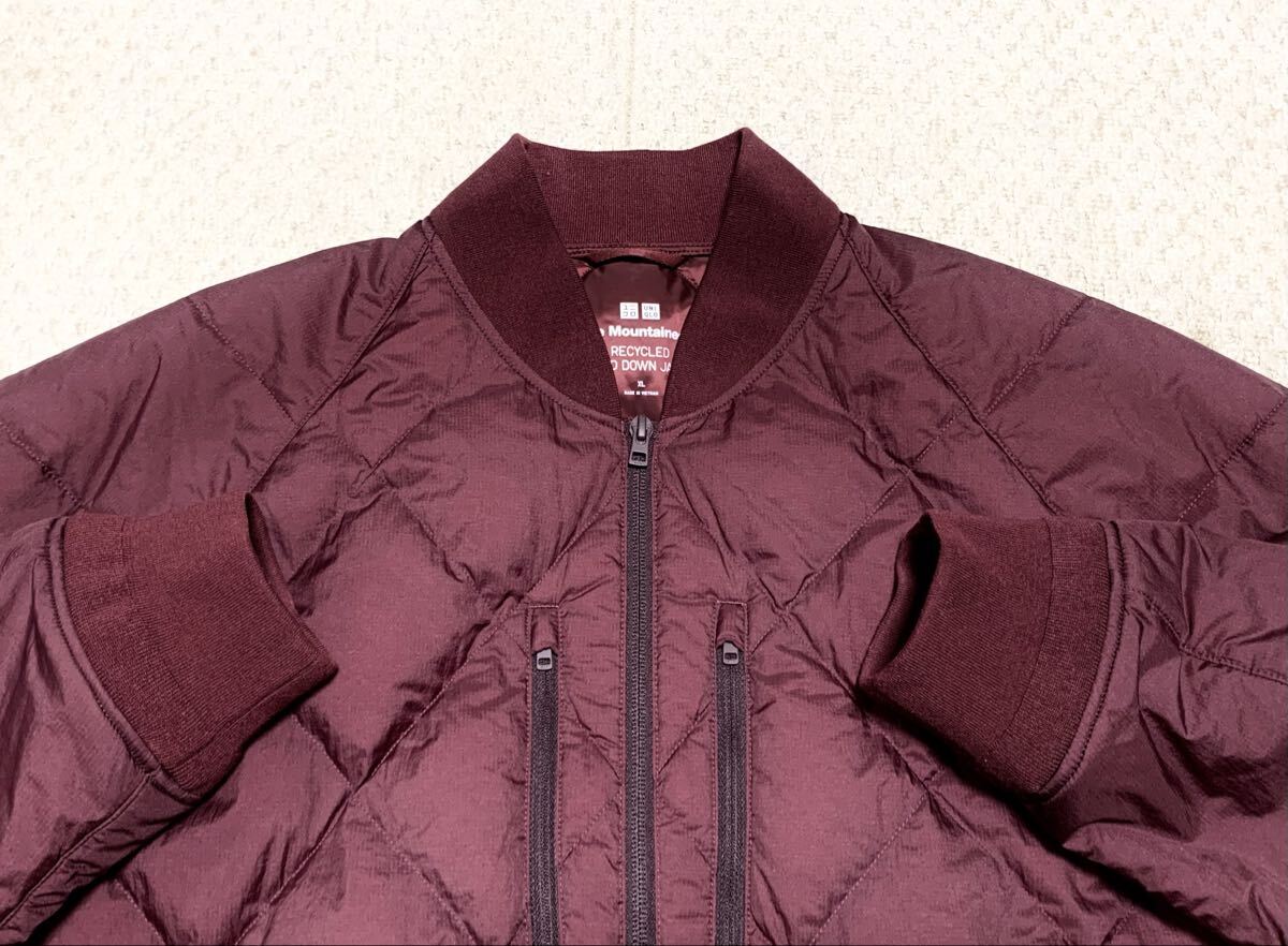 新品同様:UNIQLO × White Mountaineering.ハイブリッド ダウン ジャケット XL(ブルゾン/幅65丈72/2024年モデル/+j u/ウルトラライトダウン_画像4