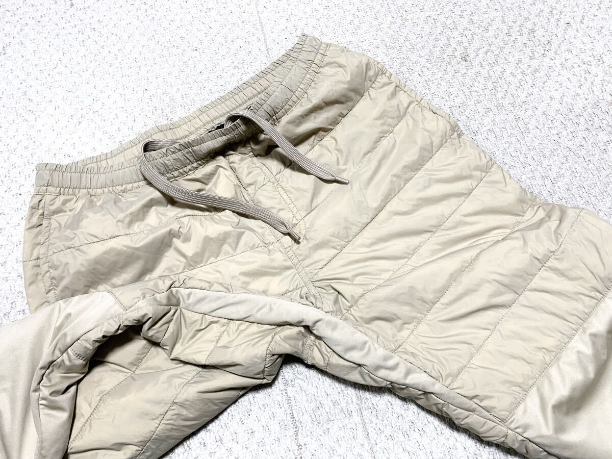 未使用:WORKMAN.テーパード ダウン パンツ M(ベージュ/WASHABLE FUSION DOWN/洗える フュージョン ダウン/W76-86股下72/uniqlo taion type)_画像3