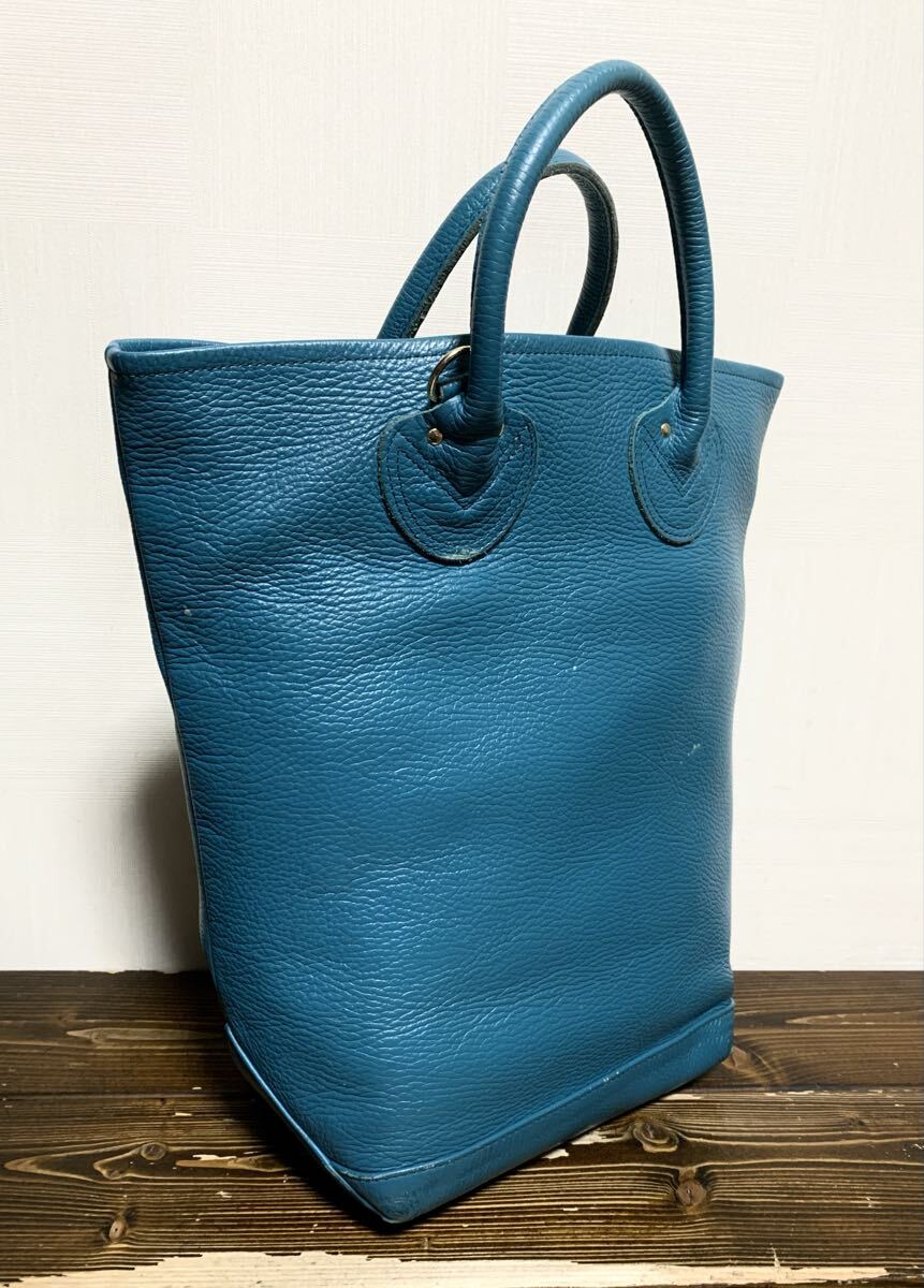 YOUNG&OLSEN The DRYGOODS STORE.レザー トートバッグ(2WAY/兼 ショルダーバッグ/H35W34D14/ヤングアンドオルセン/上質.牛革/slow type)_画像3