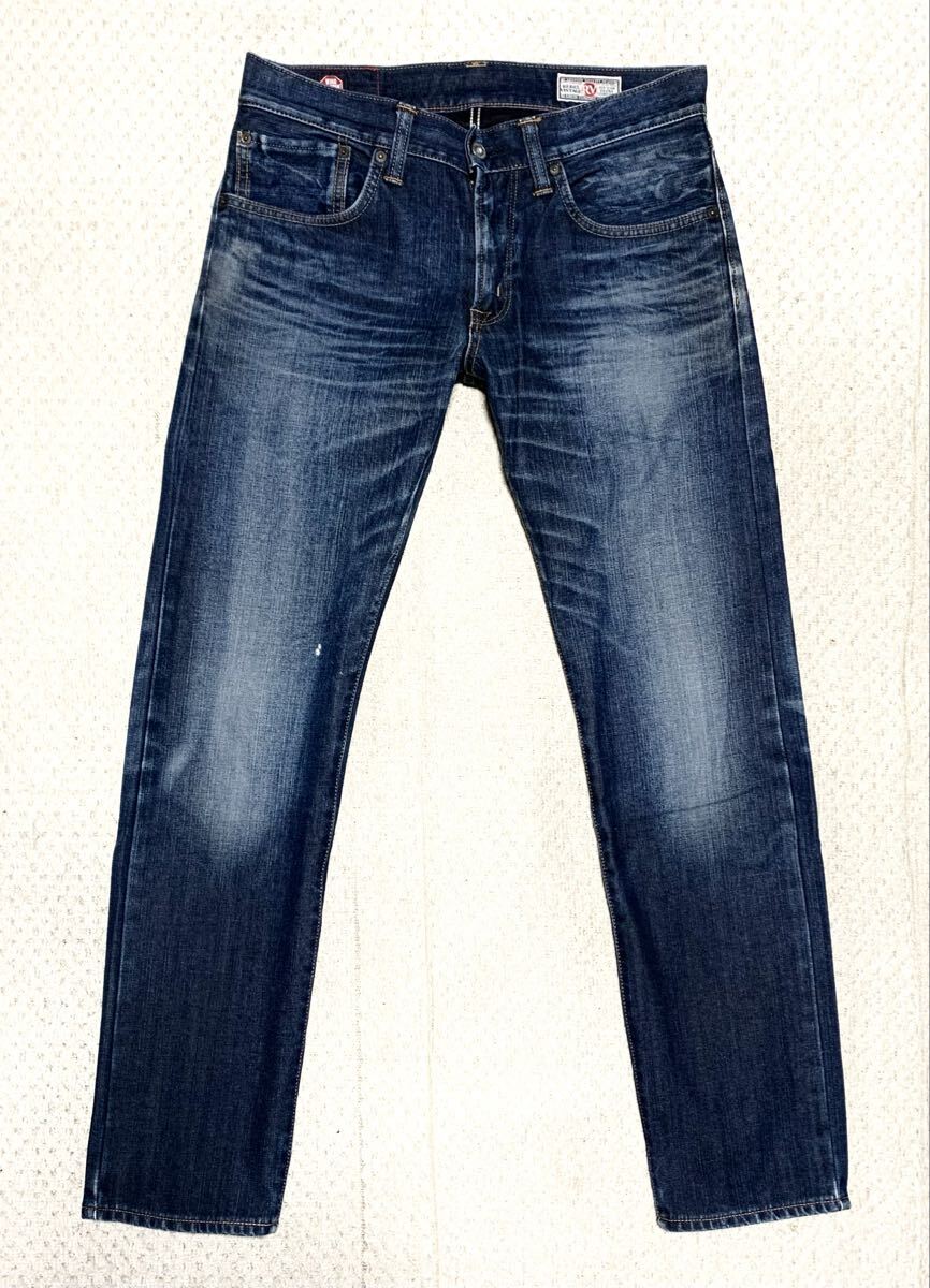 EDWIN 503RV.GORE WINDSTOPPER 搭載 テーパード デニム 30×32(防風 ライディング パンツ/チェーンステッチ/W87股下82/lee kushitani type)_画像1