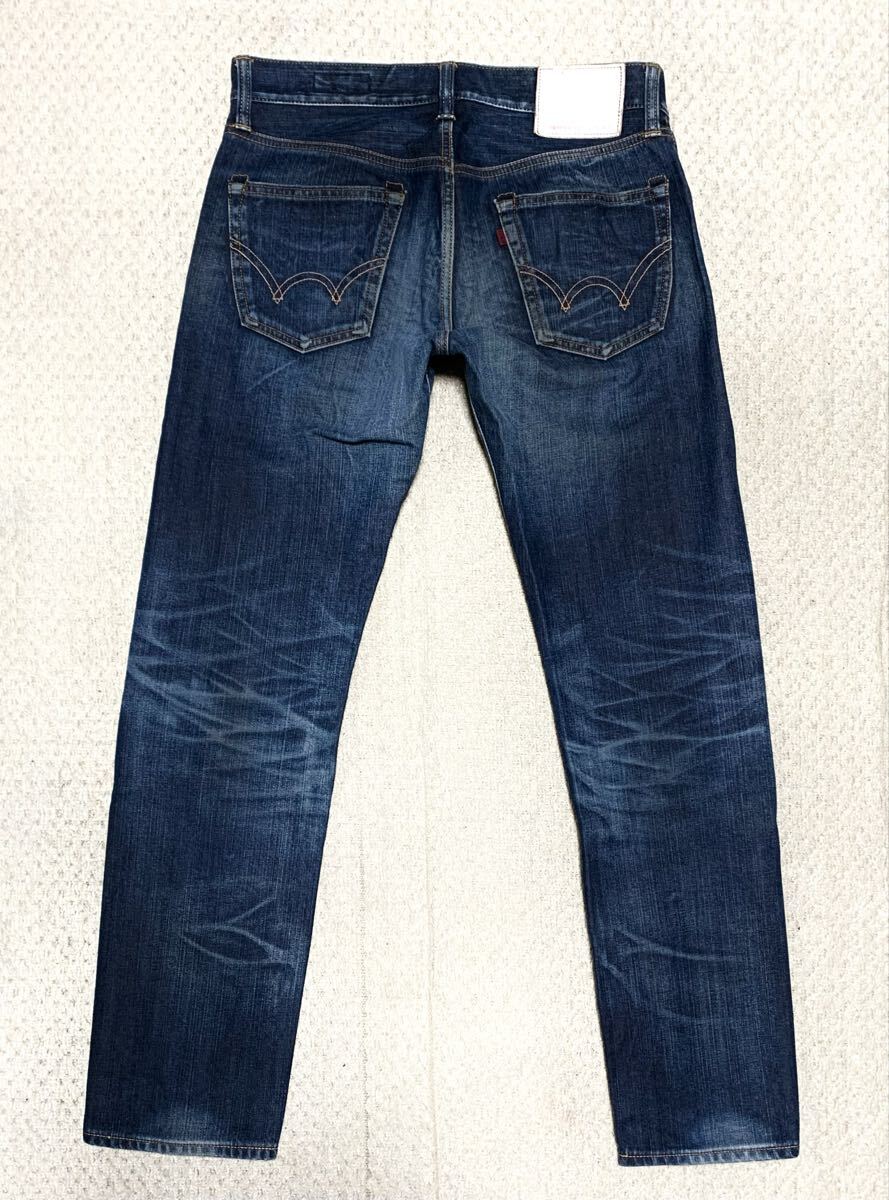 EDWIN 503RV.GORE WINDSTOPPER 搭載 テーパード デニム 30×32(防風 ライディング パンツ/チェーンステッチ/W87股下82/lee kushitani type)_画像2