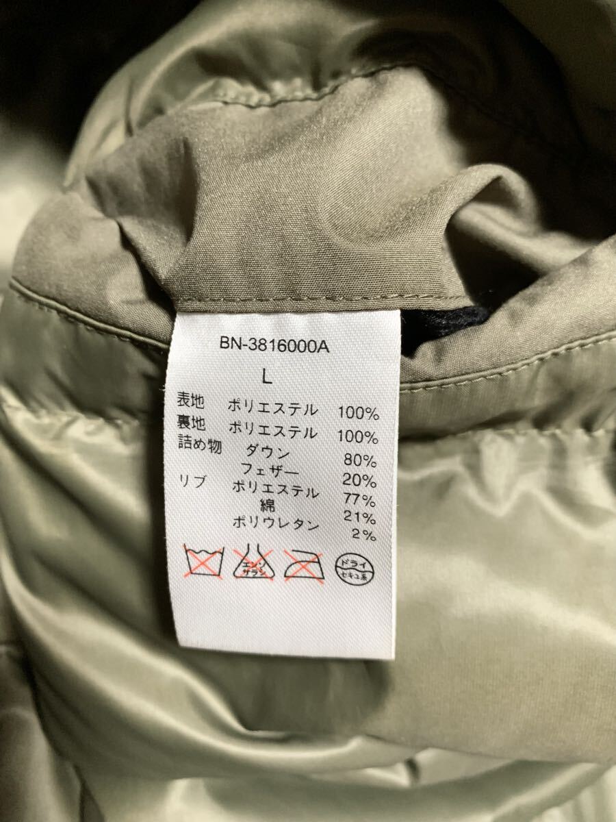 美品:BACK NUMBER.ダウン MA-1 フライト ジャケット L(メンズ/ダウン80フェザー10/肩47幅59丈69/バイカー/alpha +j uniqlo degner type)_画像7