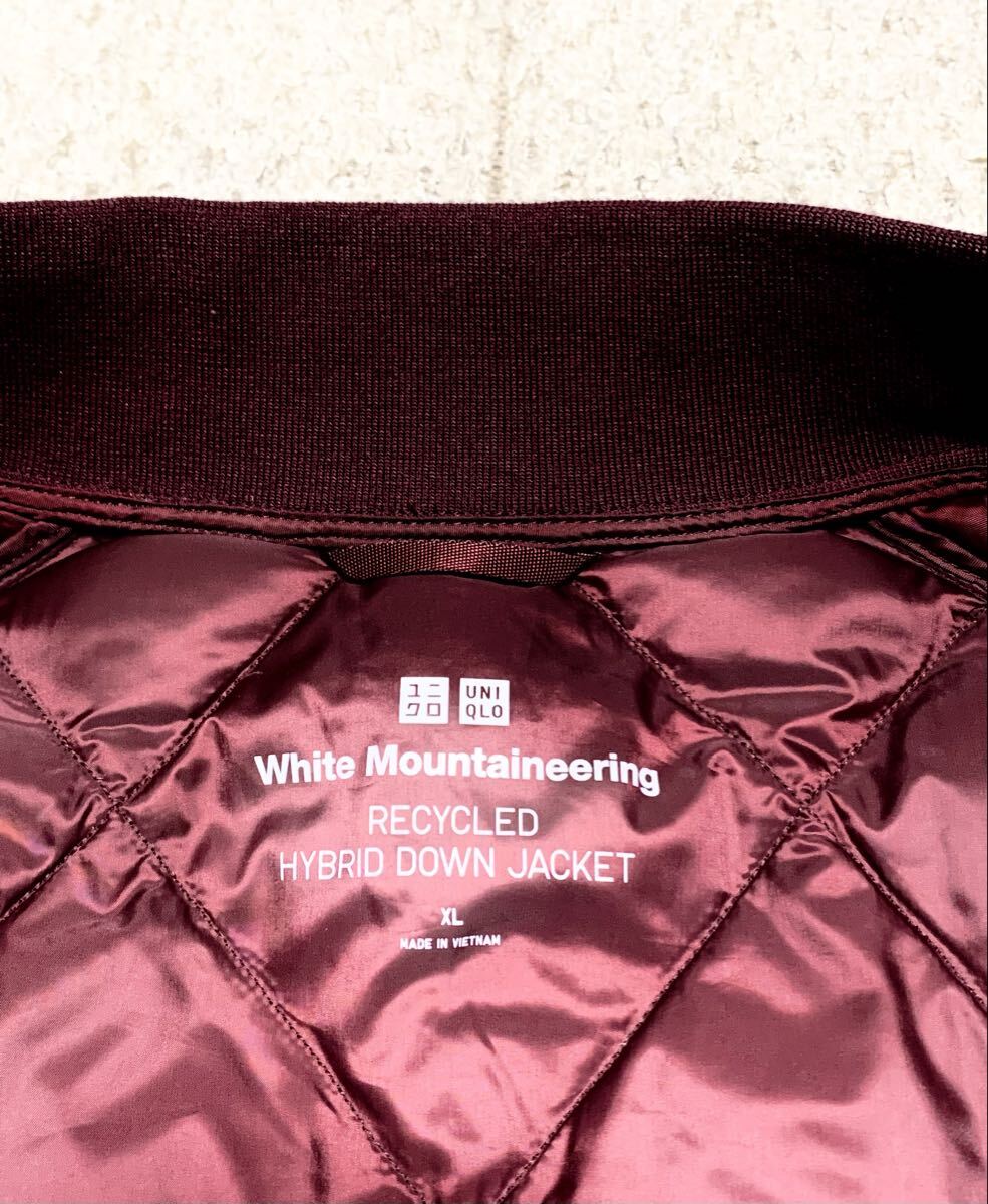 新品同様:UNIQLO × White Mountaineering.ハイブリッド ダウン ジャケット XL(ブルゾン/幅65丈72/2024年モデル/+j u/ウルトラライトダウン_画像7
