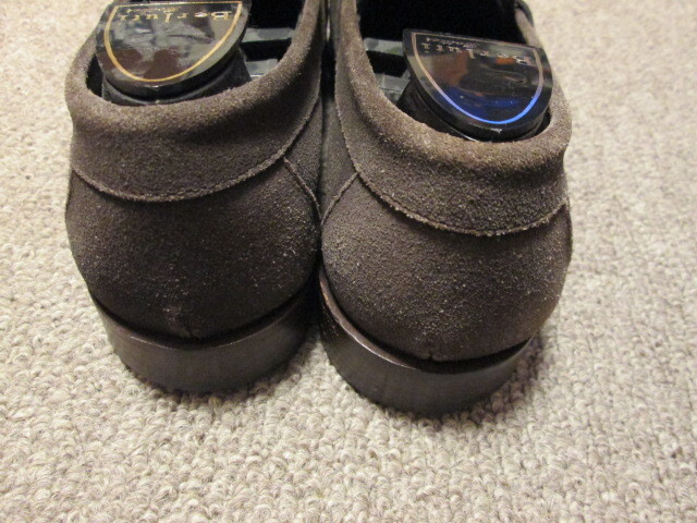 アルマーニ　メンズ　スエード ローファー　こげ茶色　サイズ７_画像2