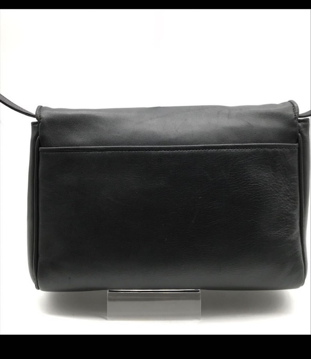 セリーヌ ショルダーバッグ CELINE ブラック レザー トリオンフ ヴィンテージ_画像2