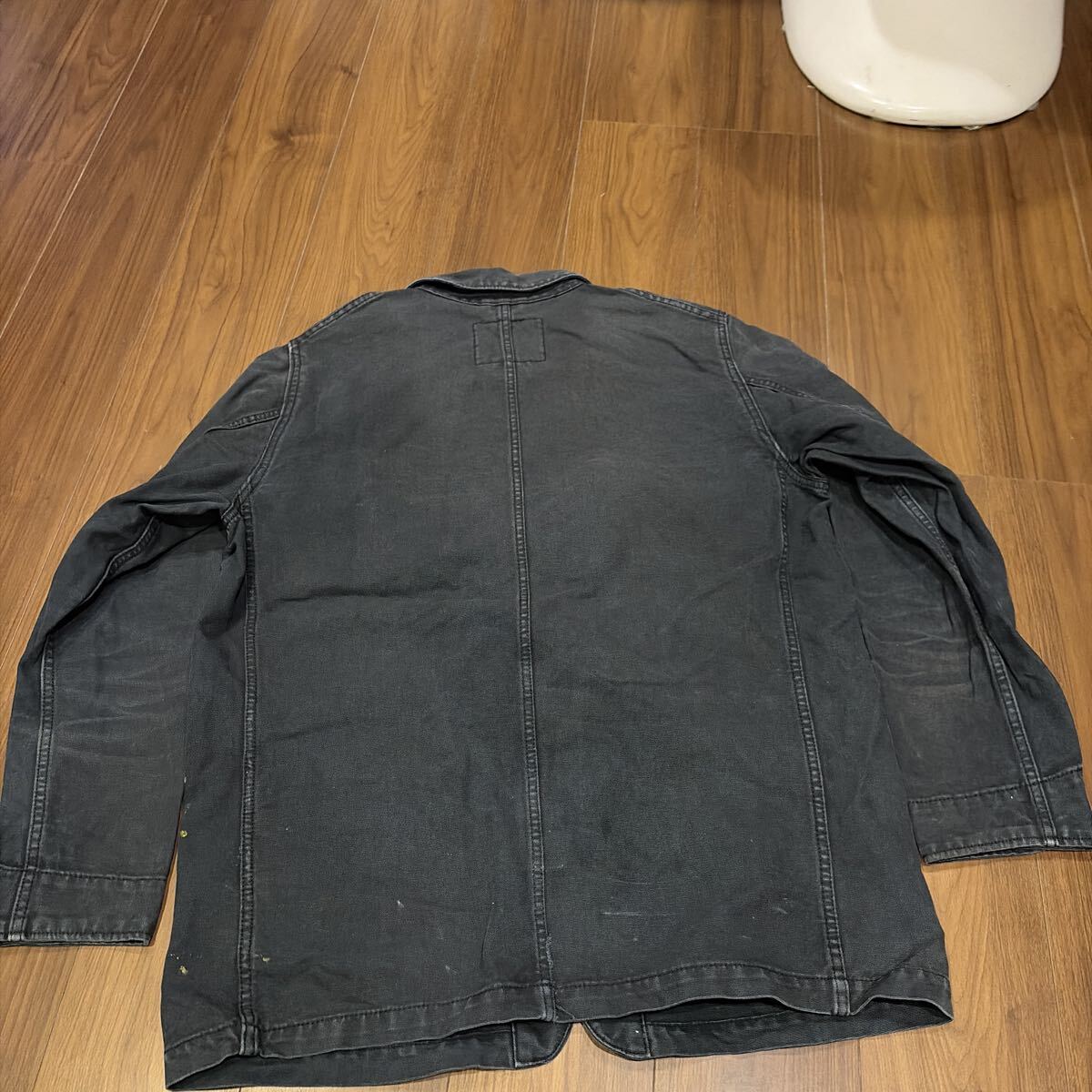 Levi’s リーバイス カバーオール BORO ボロ XL ブラック 黒 ジャケット ヴィンテージ 古着_画像5