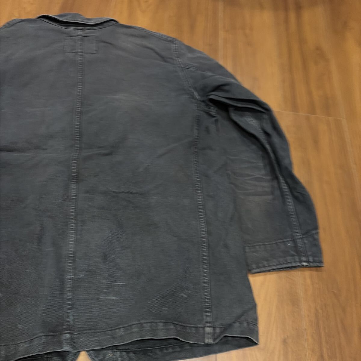 Levi’s リーバイス カバーオール BORO ボロ XL ブラック 黒 ジャケット ヴィンテージ 古着_画像7