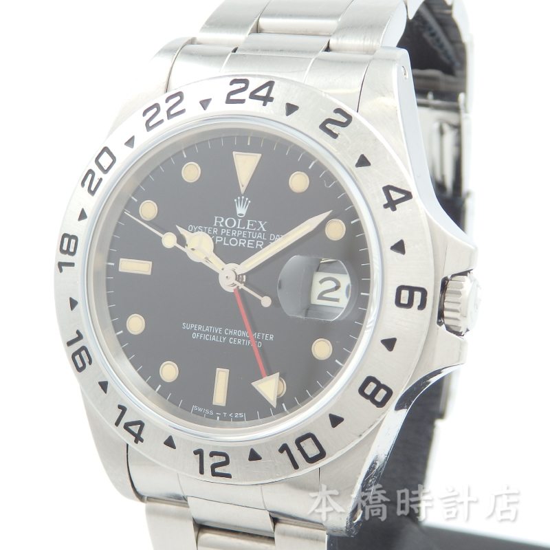 【中古】ロレックス　ROLEX　16550　エクスプローラーⅡ　ブラック文字盤　OH済み_画像1