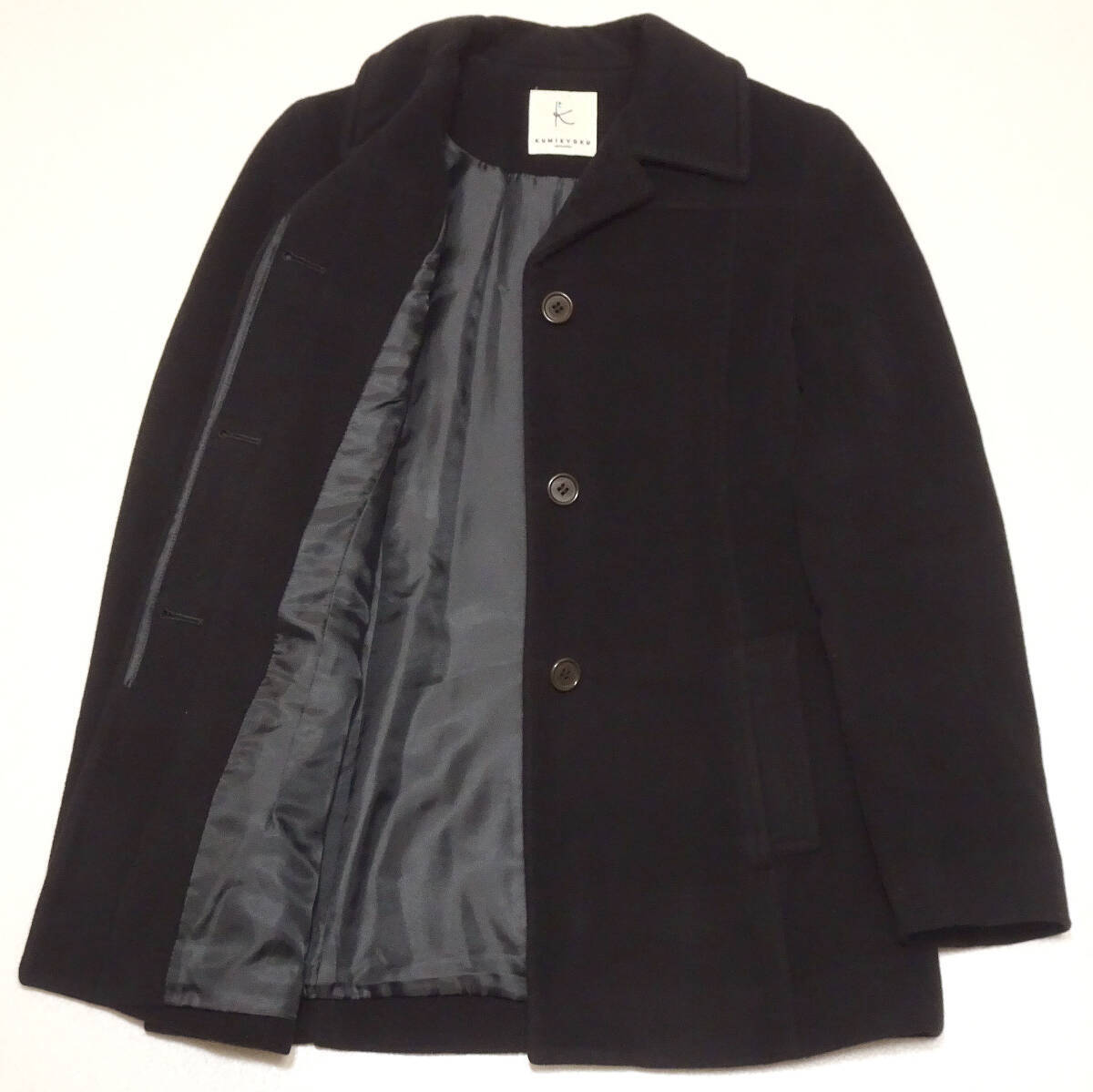 KUMIKYOKU（クミキョク）/アンゴラウール/ショートコート/M_画像2