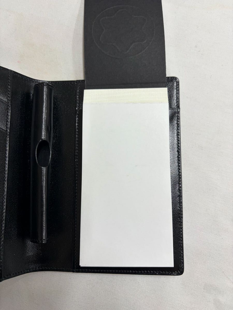 MONTBLANC モンブラン モーツァルト マイスターシュテュック ボールペン 手帳 セット レザー ブラック_画像3