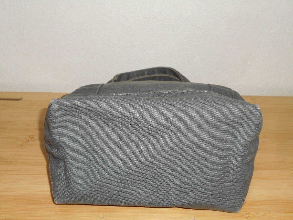 マリメッコ marimekko SEIDI トートバッグ キャンバス グレー (2C タ4_画像3