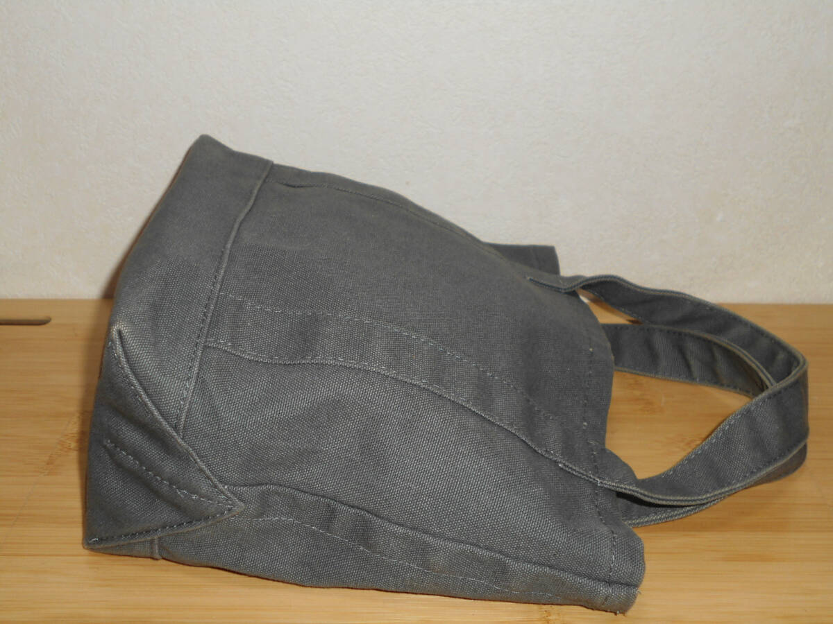 マリメッコ marimekko SEIDI トートバッグ キャンバス グレー (2C タ4_画像4