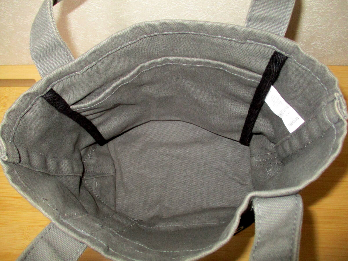 マリメッコ marimekko SEIDI トートバッグ キャンバス グレー (2C タ4_画像8