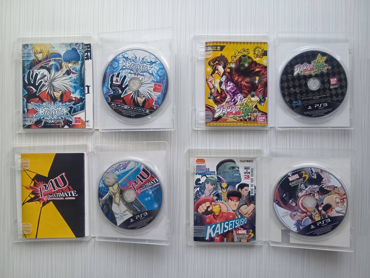 ps3　格闘系　4本セット　　マーヴルVS.カプコン3　　　　ペルソナ4　　　ブレイブルー　　　ジョジョの奇妙な冒険_画像3