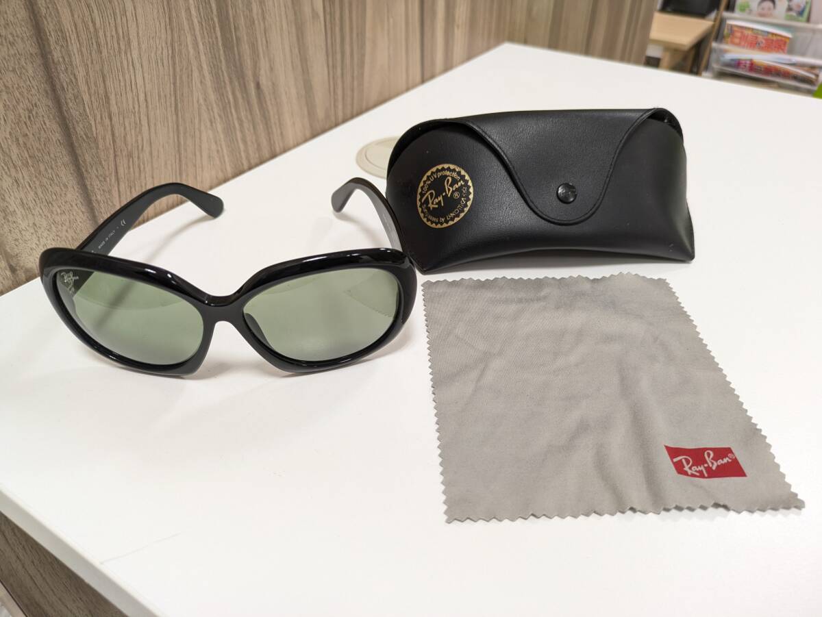 Ray-Ban レイバン サングラス ジャッキーオー RB 4098 601/71 3N ケース付き 中古 ◆28609_画像1