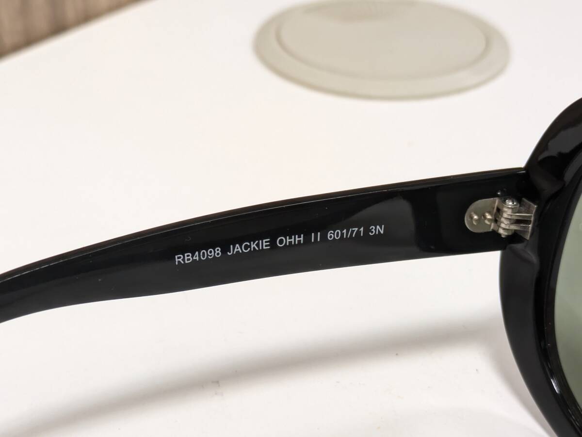 Ray-Ban レイバン サングラス ジャッキーオー RB 4098 601/71 3N ケース付き 中古 ◆28609_画像6