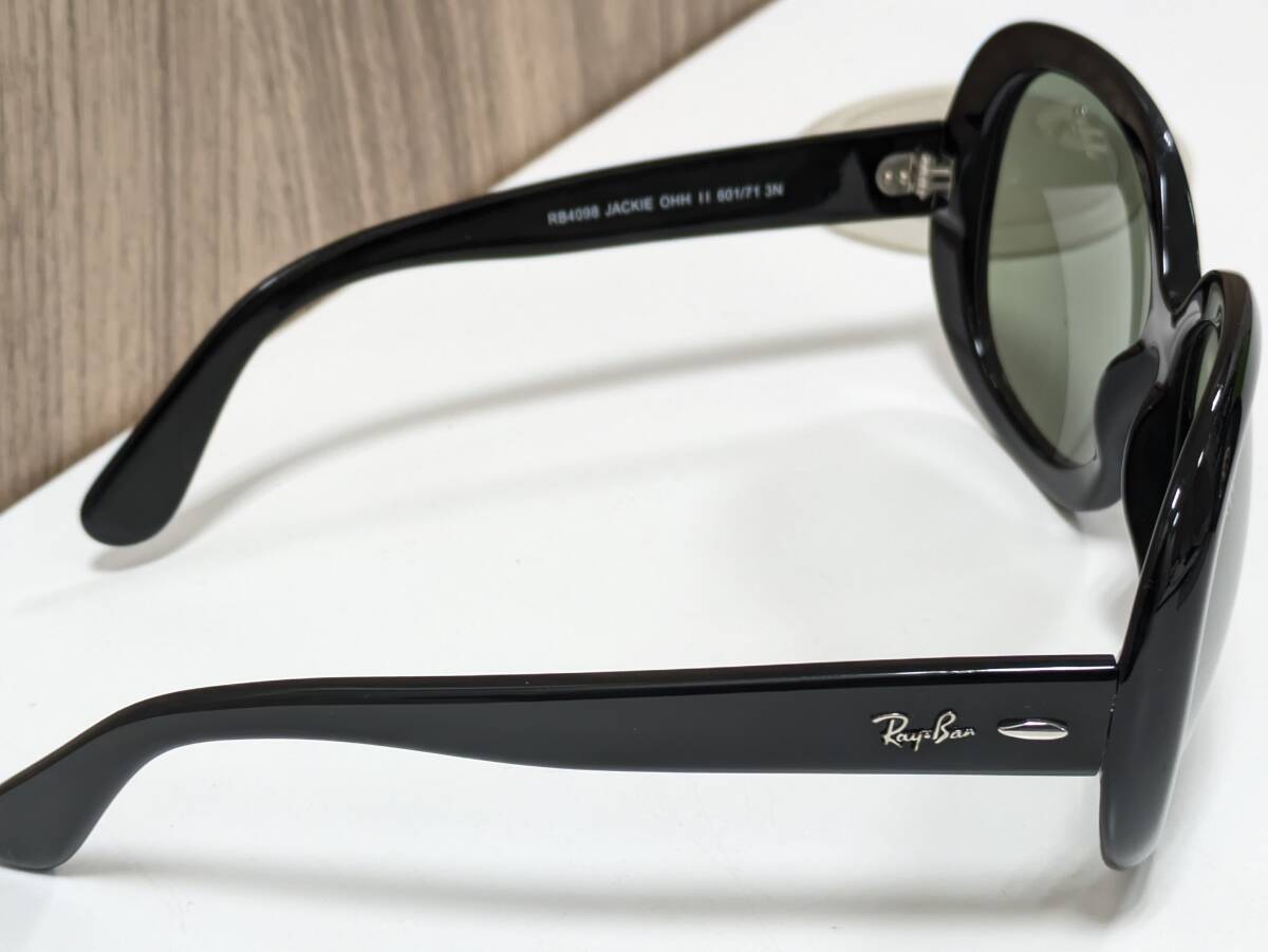 Ray-Ban レイバン サングラス ジャッキーオー RB 4098 601/71 3N ケース付き 中古 ◆28609_画像5