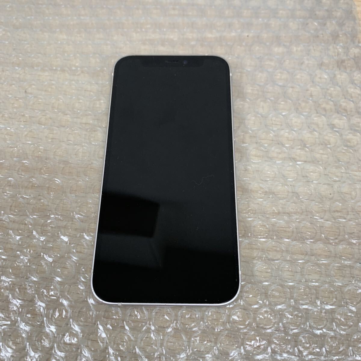  б/у товар смартфон Apple iPhone 12 mini 128GB белый MGDM3J/A SIM блокировка нет au: суждение 0 смартфон * мобильный телефон 