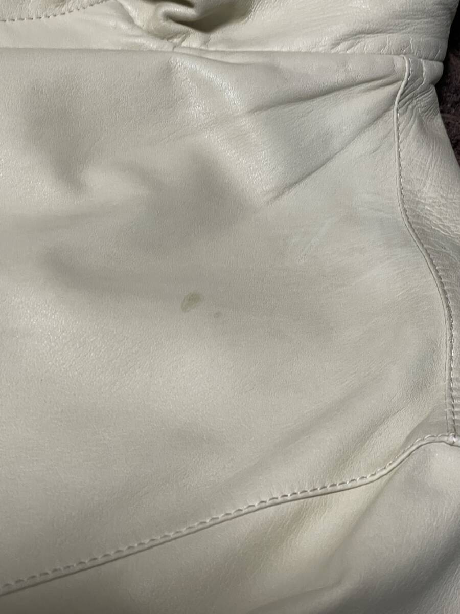 エルメネジルドゼニア　リバーシブルスイングトップ　上質レザー　54（XL）USED　喫煙者使用_画像2