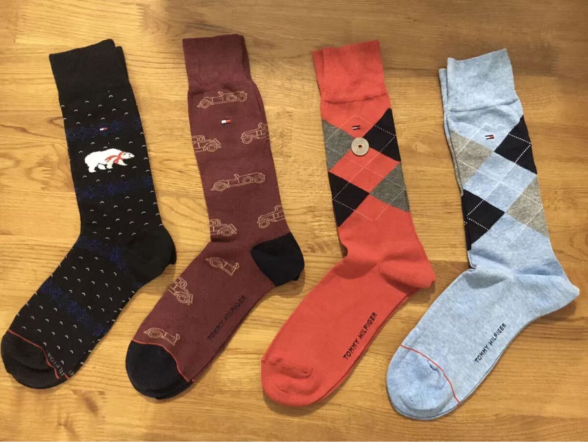 新品トミーヒルフィガーTOMMY HILFIGERメンズ4足セット198_画像1
