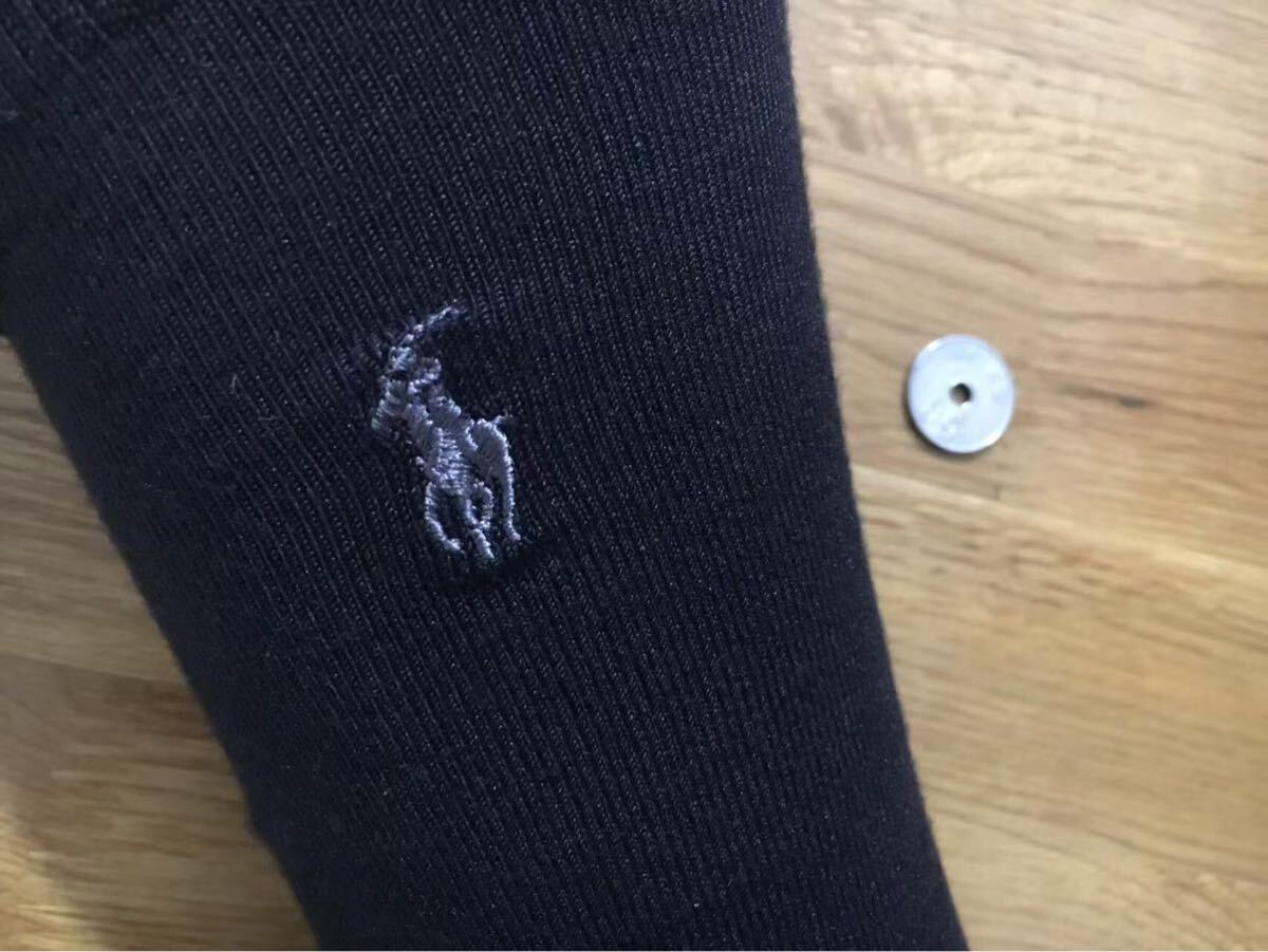 新品ポロラルフローレンメンズソックススーパーソフト靴下 4足セット41黒_画像3