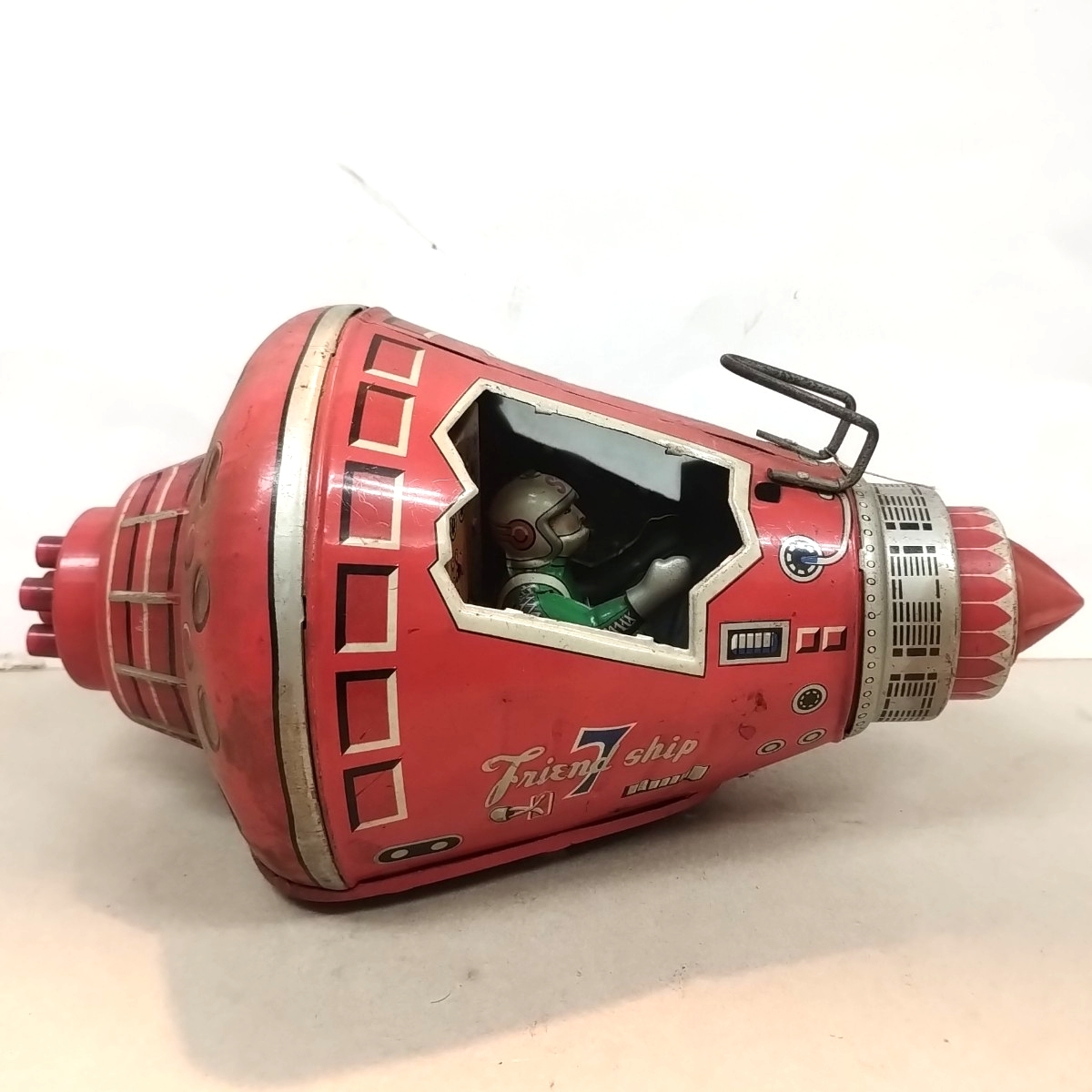 1960 годы подлинная вещь очень редкий FRIEND SHIP-7 жестяная пластина игрушка фрикцион . река завод производства 1960 годы подлинная вещь очень редкий FRIEND SHIP-7 жестяная пластина игрушка фрикцион . река завод производства