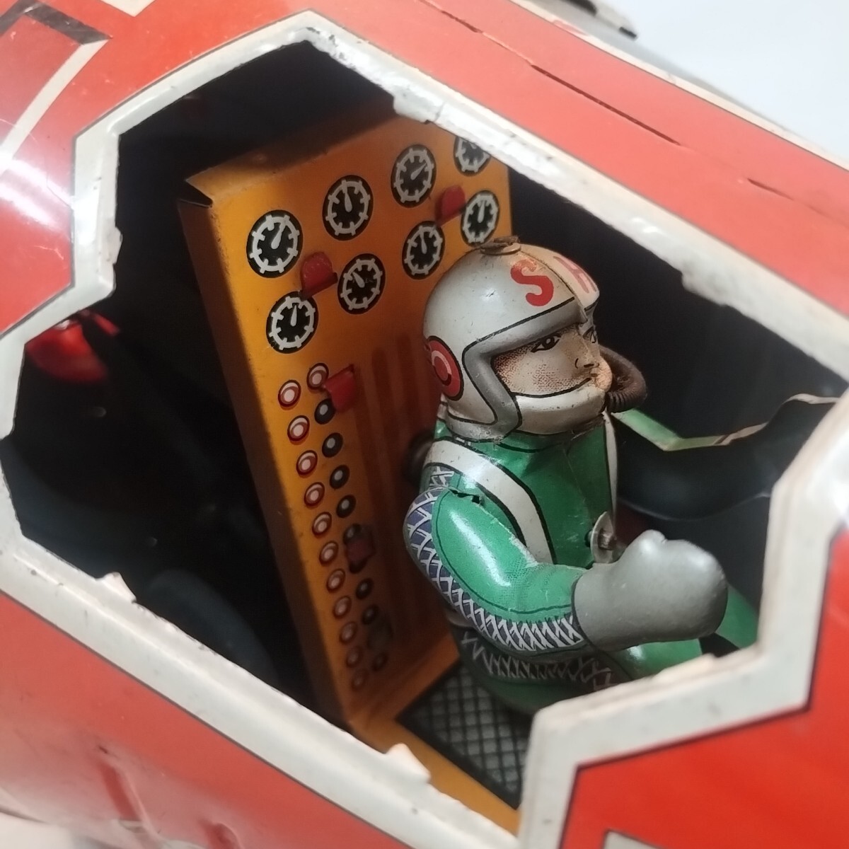 1960 годы подлинная вещь очень редкий FRIEND SHIP-7 жестяная пластина игрушка фрикцион . река завод производства