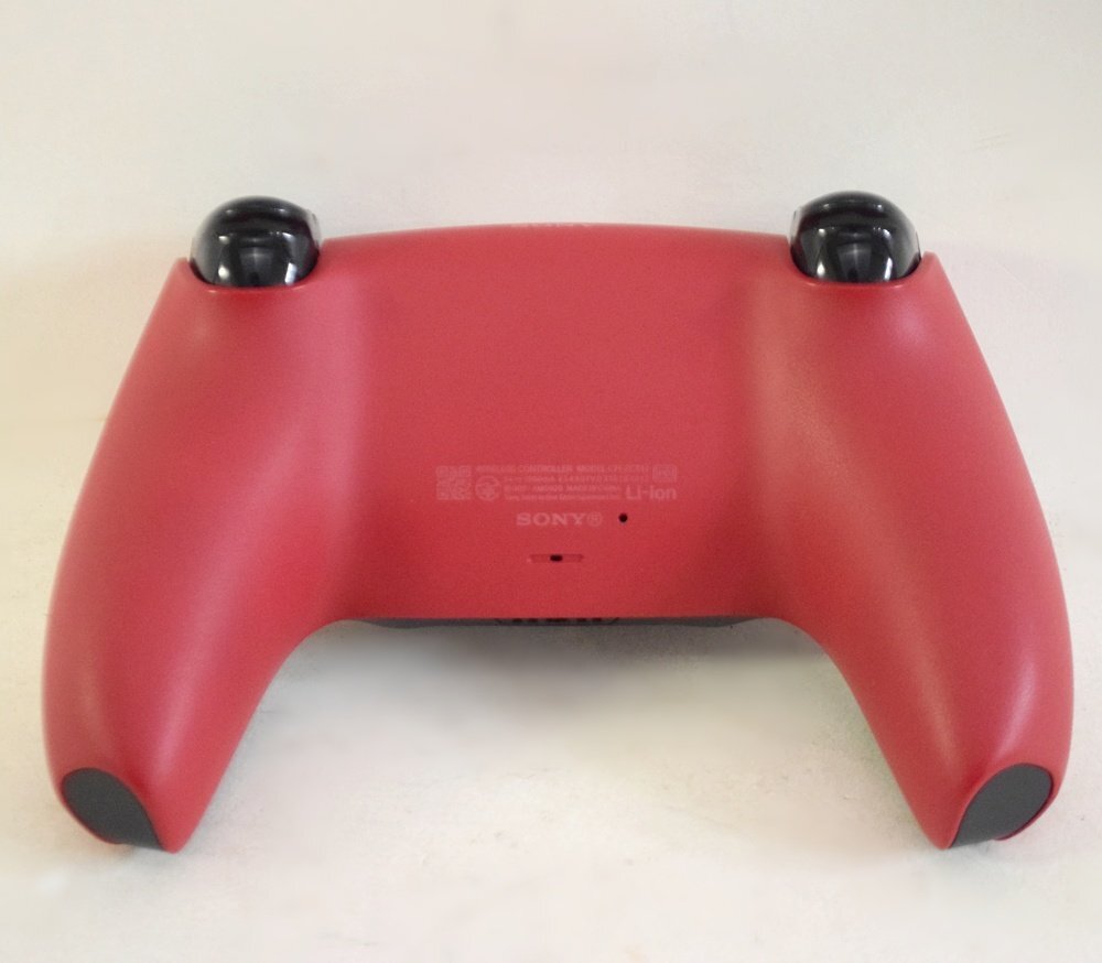 美品 SONY PS5 ワイヤレスコントローラー DualSense CFI-ZCT1J 07 ヴォルカニックレッド アクティブトリガー PlayStation5 ソニー_画像5