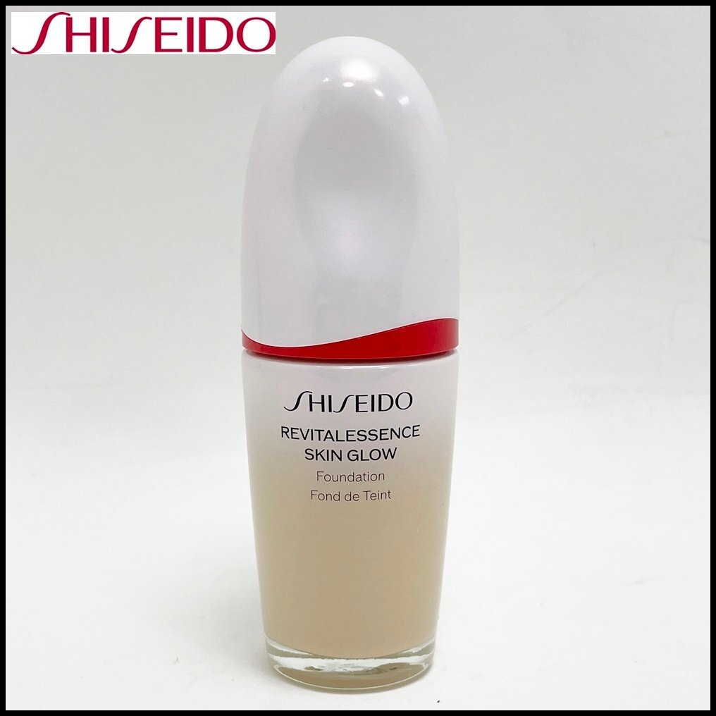 残量5割以上 資生堂 リバイタル エッセンス スキングロウ ファンデーション 160 Shell 30ml リキッド SHISEIDO REVITALESSENCE_画像1