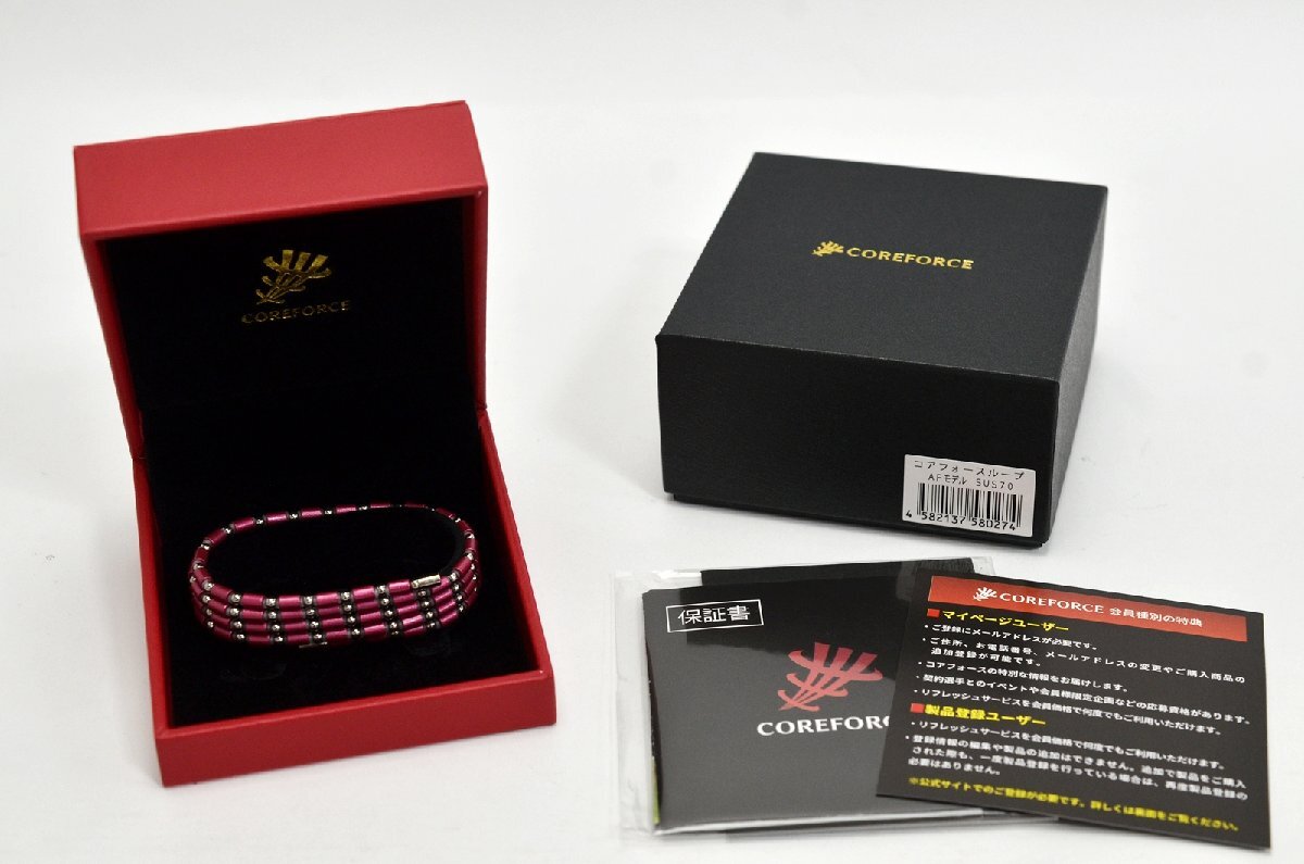 未使用 コアフォースループ AFモデル SUS 70 古江彩佳プロモデル 70cm COREFORCE LOOP ピンク 定価50,600円_画像2