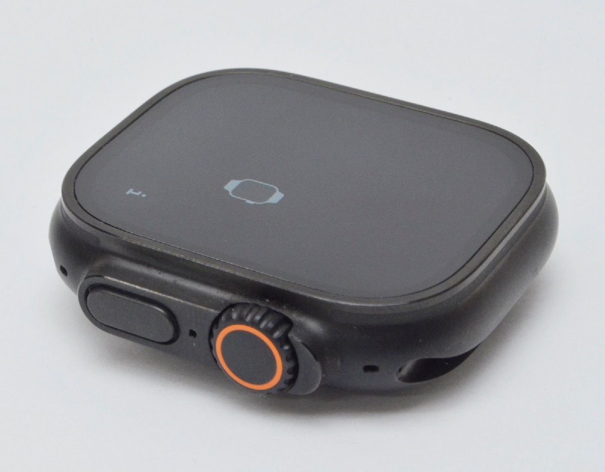 良品 Apple Watch Ultra2 MYTC3J/A 49mm ブラックチタニウム ミラネーゼループ M アップル ウォッチ_画像2