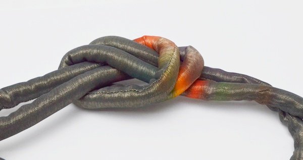 良品 和装小物 帯揚げ 帯締め 正絹 丸ぐけ モスグリーン系 ブラウン系 タマムシ 重ね襟 大正ロマン 振り袖 成人式 結婚式_画像4